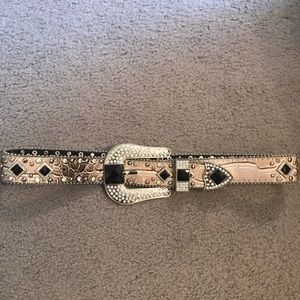 Nacona bling belt